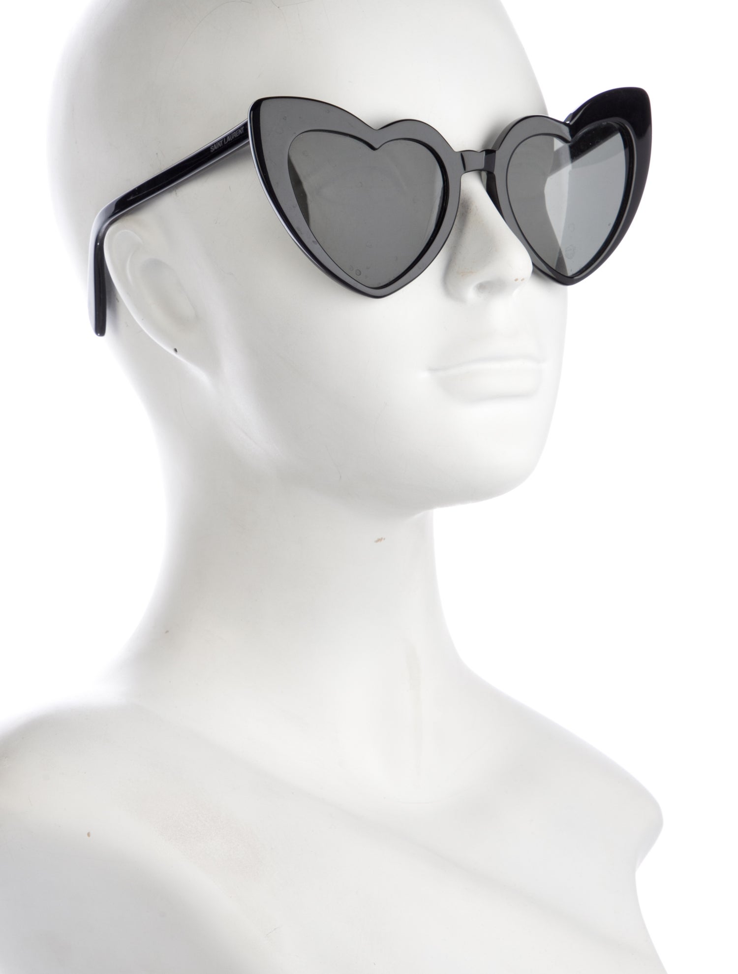 Saint Laurent Heart Tinted Sunglasses